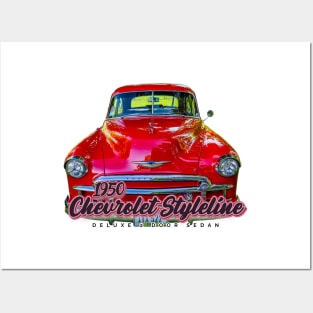 1950 Chevrolet Styleline Deluxe 2 Door Sedan Posters and Art